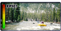 Fred on a scary kayaking trip