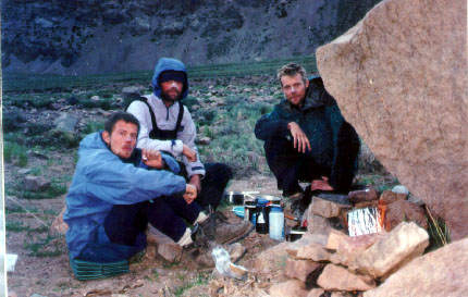 View from Aconcagua camp 2